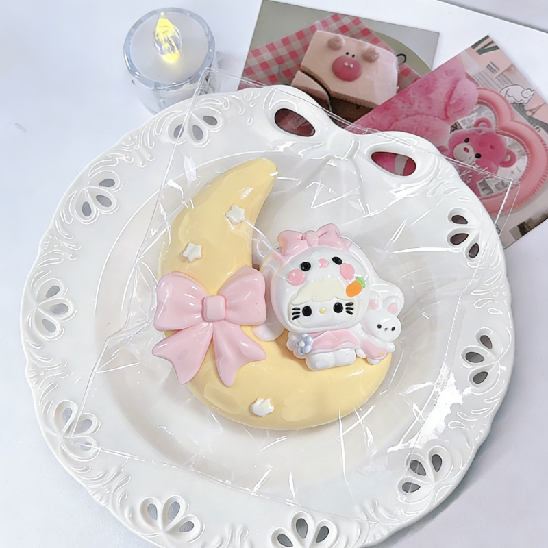 55種類 キュートな女の子シリーズ-クリーム感食品グレードシリコーン-柔らかくふわふわ-手作り-交換用袋を1つプレゼント-ストレス解消おもちゃ-押しつぶしおもちゃ ン 萌え スクイーズ センター