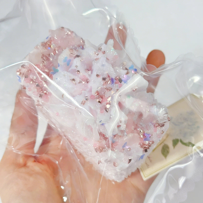 ライトパープルトーストシリーズ - オリジナル-食品用シリコ-ン-柔らかくふわふわ-手作り-ストレス解消おもちや-食品袋包装