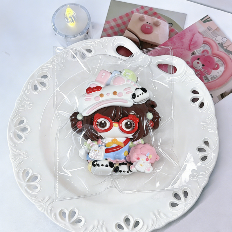 55種類 キュートな女の子シリーズ-クリーム感食品グレードシリコーン-柔らかくふわふわ-手作り-交換用袋を1つプレゼント-ストレス解消おもちゃ-押しつぶしおもちゃ ン 萌え スクイーズ センター