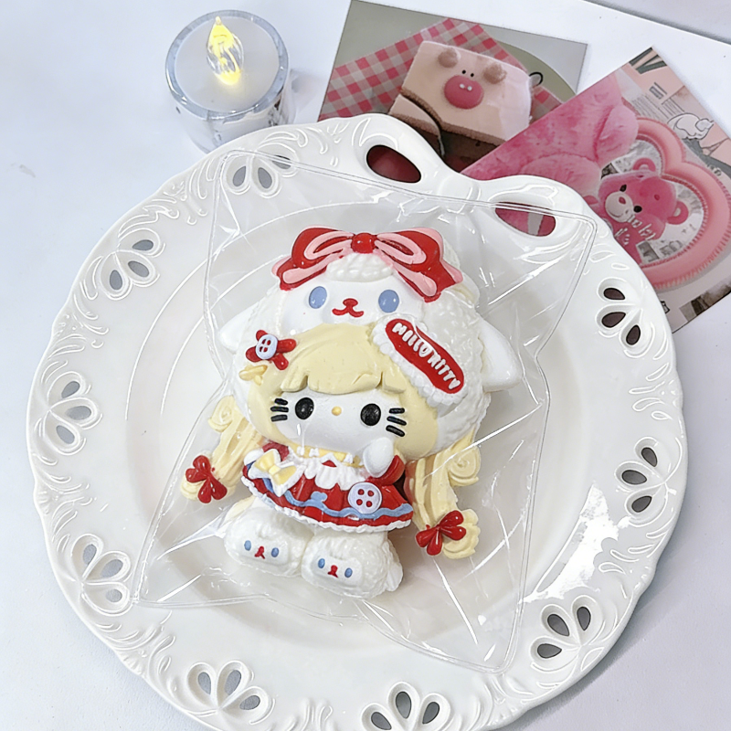 55種類 キュートな女の子シリーズ-クリーム感食品グレードシリコーン-柔らかくふわふわ-手作り-交換用袋を1つプレゼント-ストレス解消おもちゃ-押しつぶしおもちゃ ン 萌え スクイーズ センター