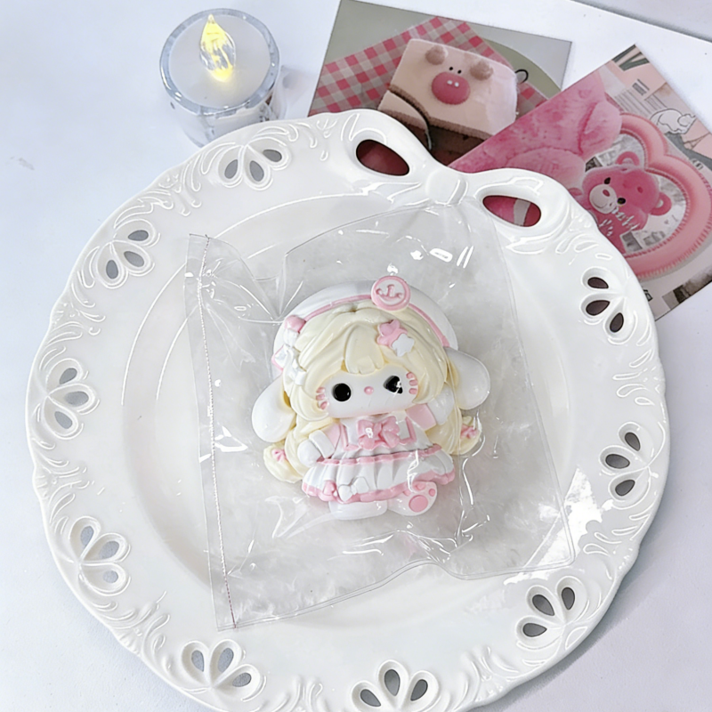 55種類 キュートな女の子シリーズ-クリーム感食品グレードシリコーン-柔らかくふわふわ-手作り-交換用袋を1つプレゼント-ストレス解消おもちゃ-押しつぶしおもちゃ ン 萌え スクイーズ センター
