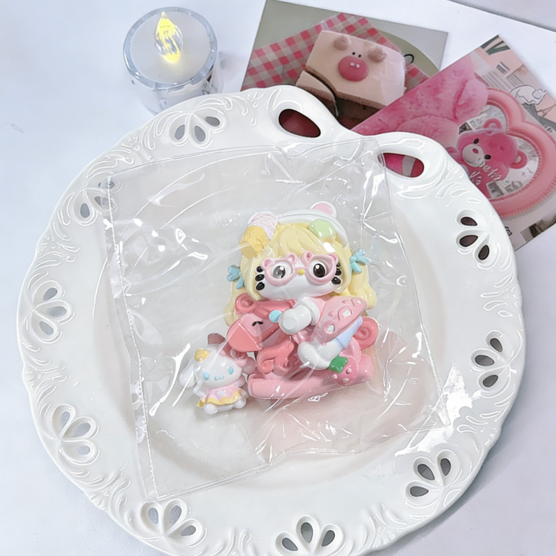 55種類 キュートな女の子シリーズ-クリーム感食品グレードシリコーン-柔らかくふわふわ-手作り-交換用袋を1つプレゼント-ストレス解消おもちゃ-押しつぶしおもちゃ ン 萌え スクイーズ センター