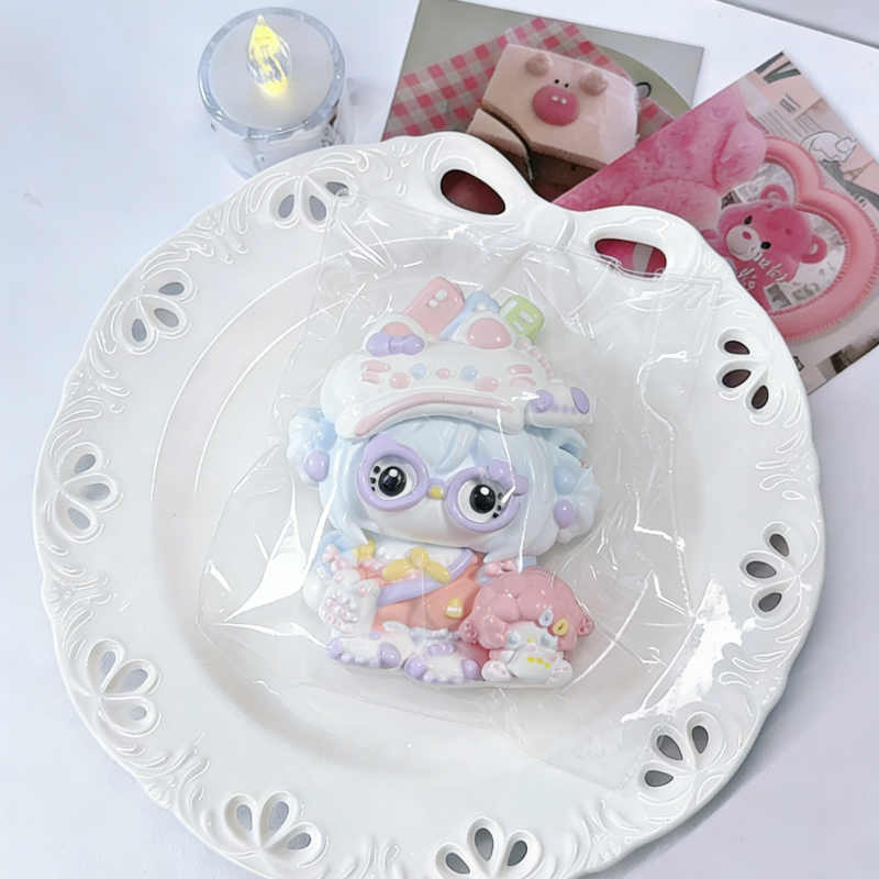 55種類 キュートな女の子シリーズ-クリーム感食品グレードシリコーン-柔らかくふわふわ-手作り-交換用袋を1つプレゼント-ストレス解消おもちゃ-押しつぶしおもちゃ ン 萌え スクイーズ センター