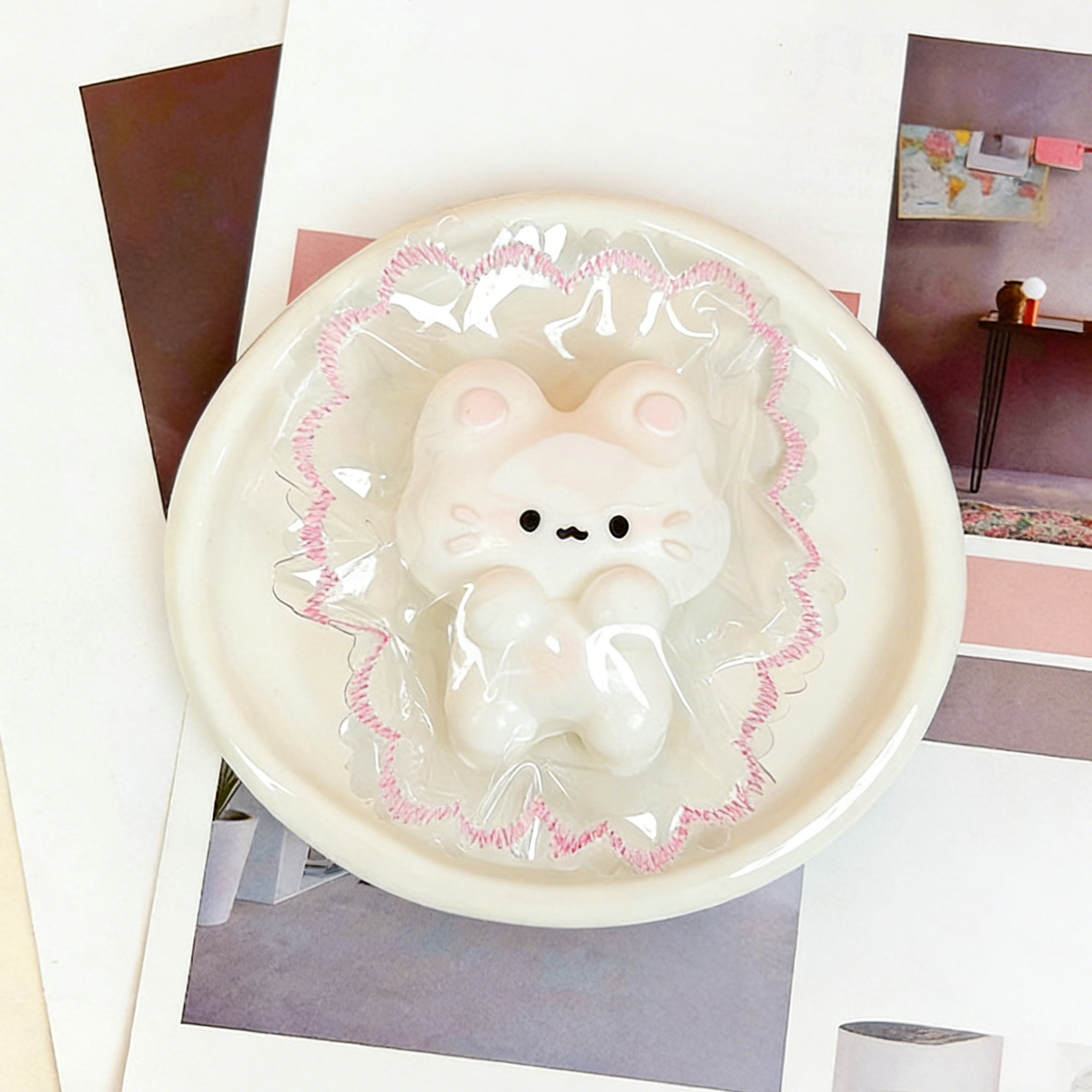 立っている猫-クリ-ム感食品グレ-ドシリコ-ン-柔らかくふわふわ-手作り-ストレス解消おもちや-押しつぶしおもちや ン萌え squishy ラック キャット スクイ-ズ センタ- トロト口おもちや もちもち アク乜