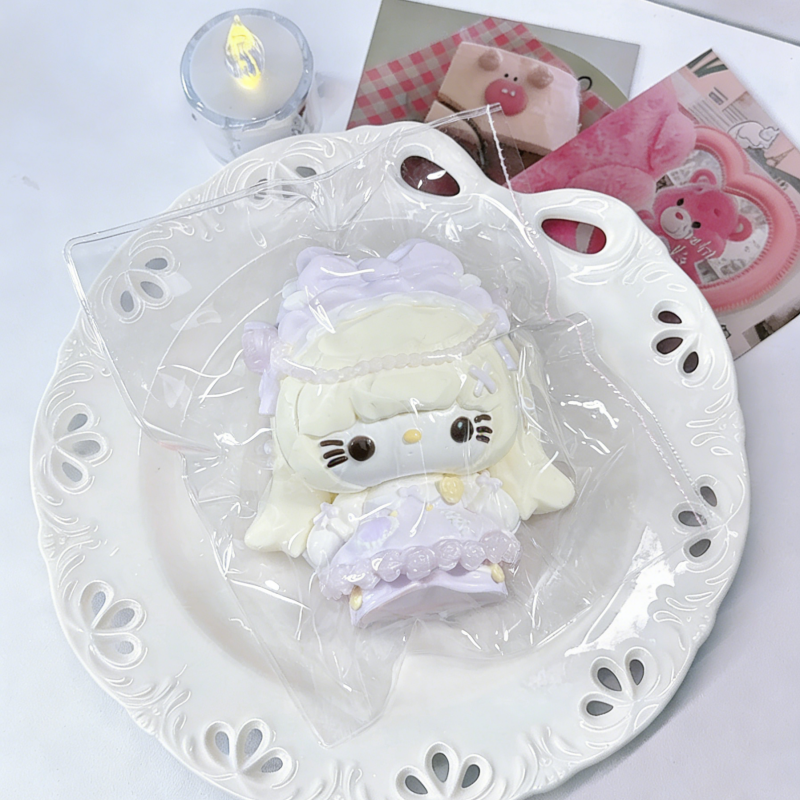 55種類 キュートな女の子シリーズ-クリーム感食品グレードシリコーン-柔らかくふわふわ-手作り-交換用袋を1つプレゼント-ストレス解消おもちゃ-押しつぶしおもちゃ ン 萌え スクイーズ センター