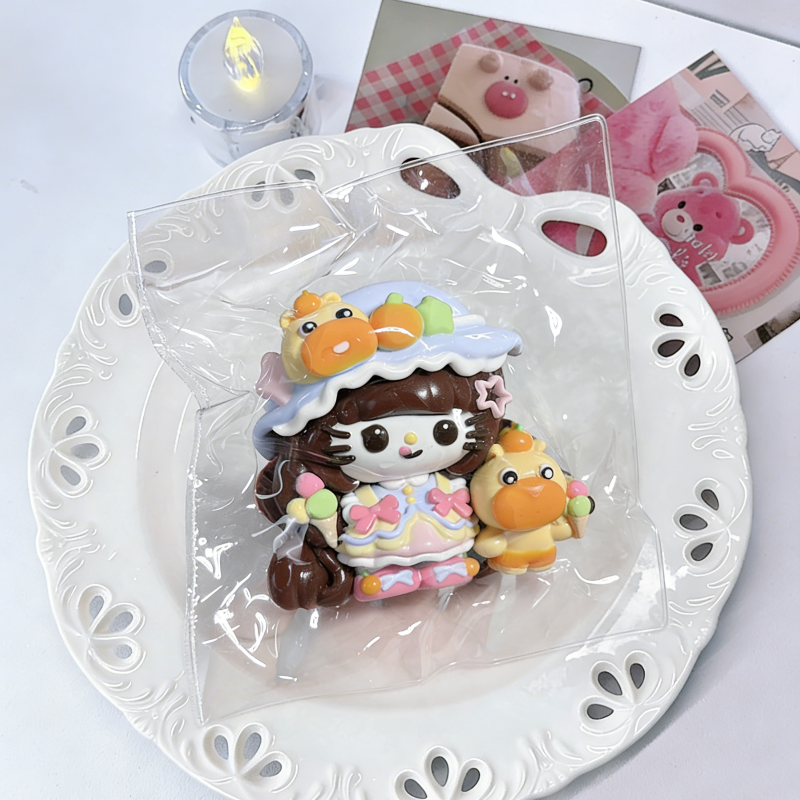 55種類 キュートな女の子シリーズ-クリーム感食品グレードシリコーン-柔らかくふわふわ-手作り-交換用袋を1つプレゼント-ストレス解消おもちゃ-押しつぶしおもちゃ ン 萌え スクイーズ センター