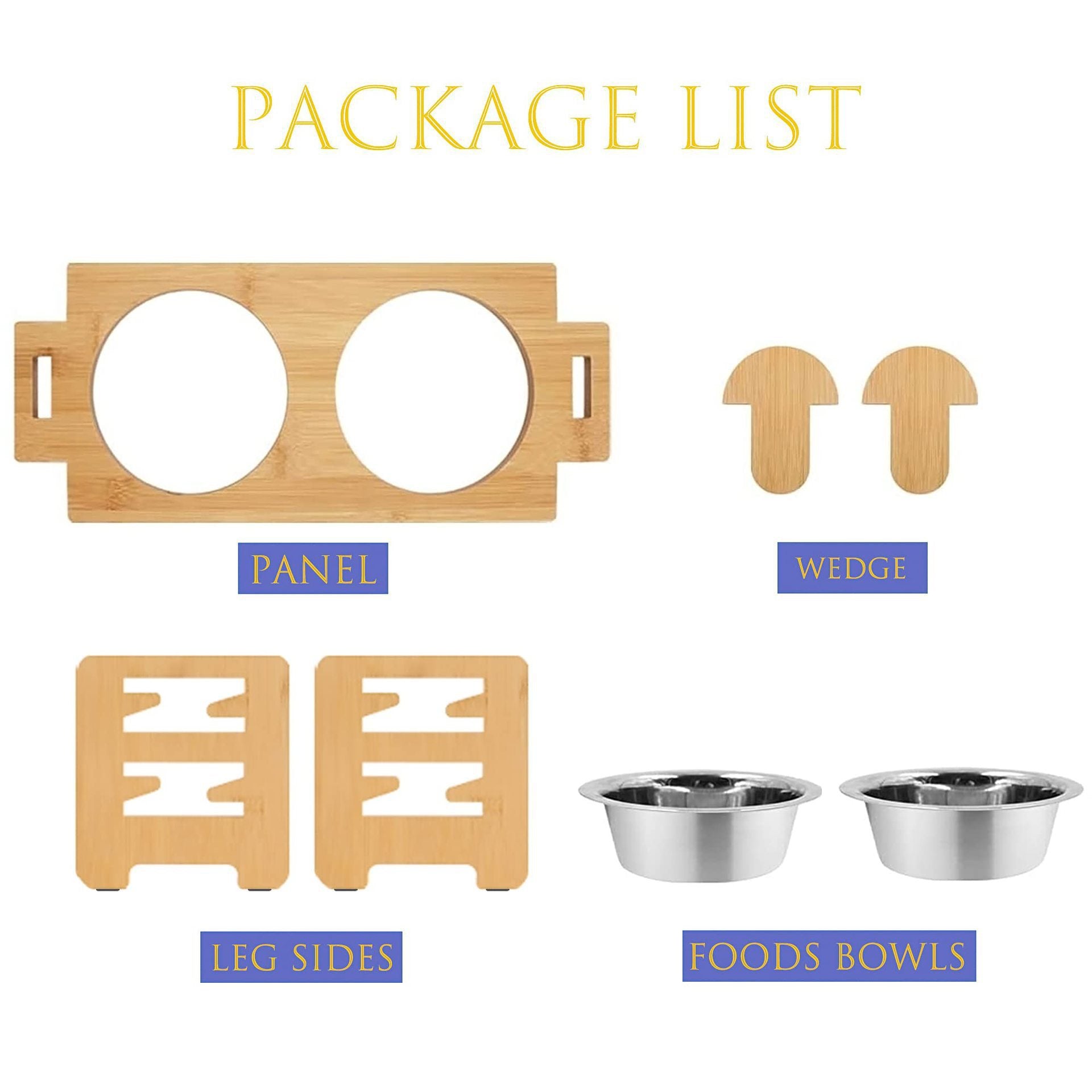 愛猫の日特別版｜天然竹×SUS304鋼 ペット食器スタンド｜高さ3段調整 首サポート｜FSC/PSE認証 防カビ仕様