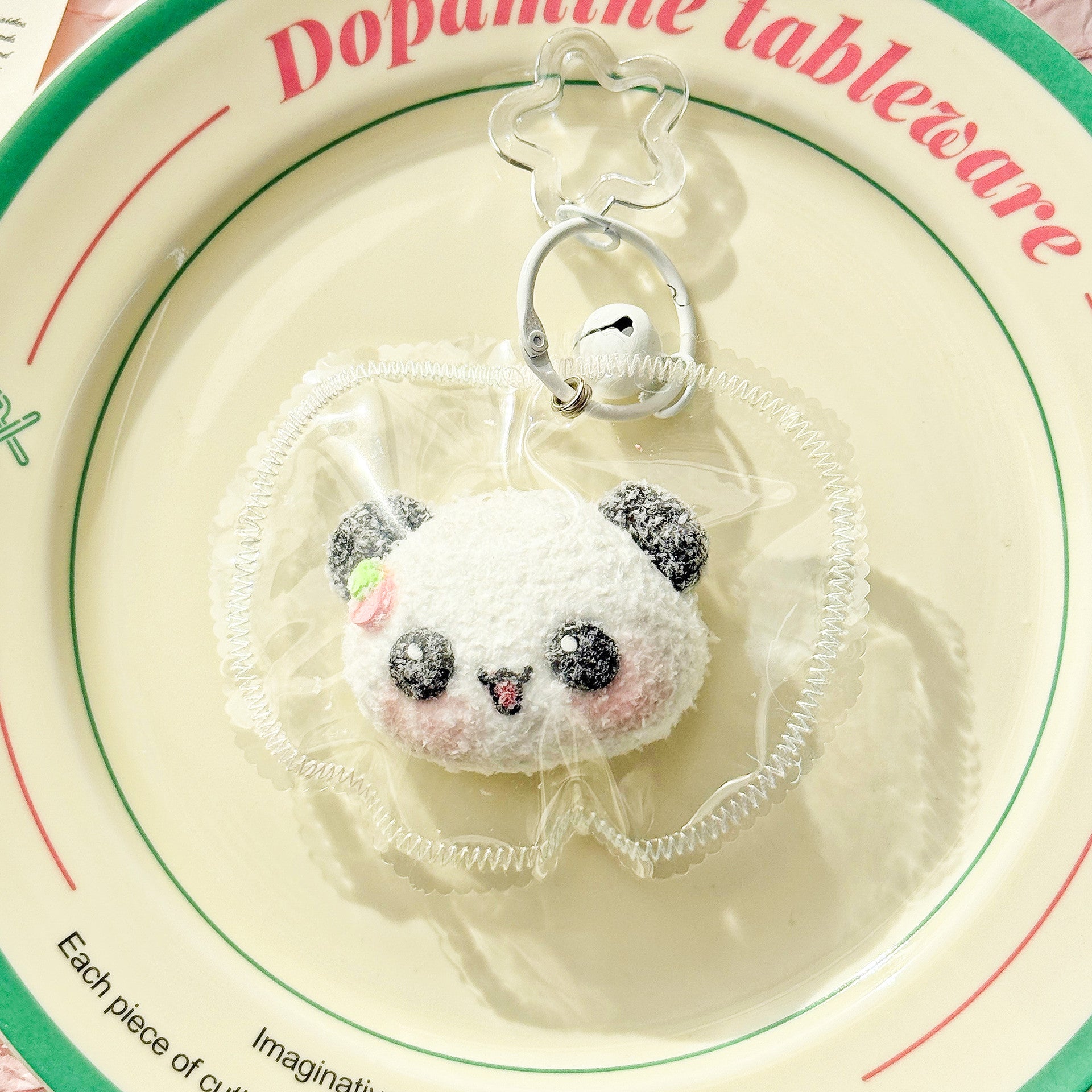かわいいパンダの顔-クリーム感食品グレードシリコーン-柔らかくふわふわ-手作り-交換用袋を1つプレゼント-ストレス解消おもちゃ-押しつぶしおもちゃ ン 萌え スクイーズ