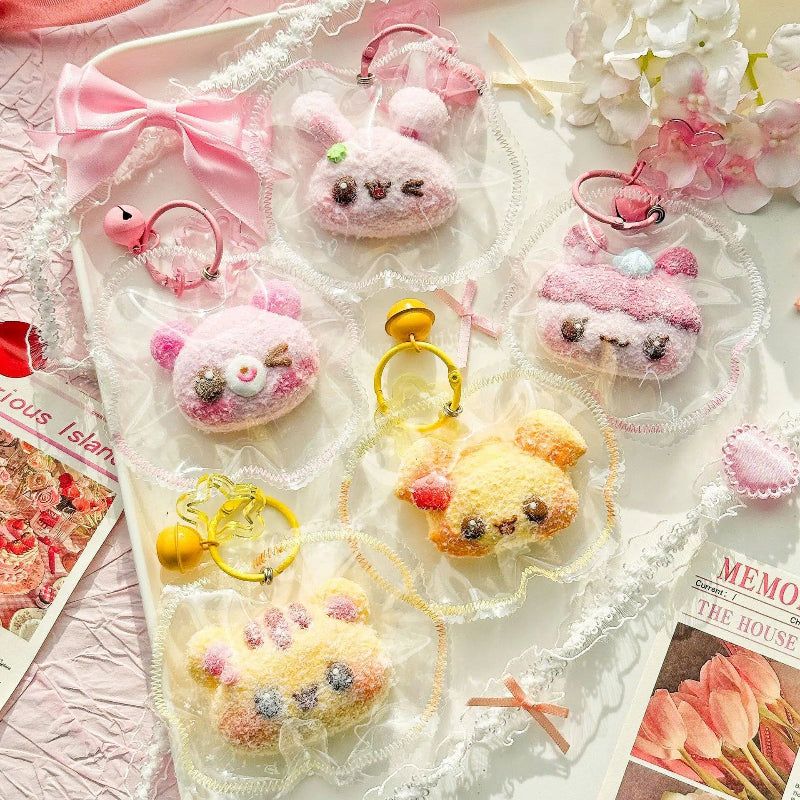 捏捏商品リンク｜可愛い小動物｜動物ヘッドチャーム｜クリスマスデザイン｜大きな尾のキャラクターぬいぐるみ｜大型可愛い動物｜食品グレードシリコン｜クリーム粘土捏捏ストレス解消玩具 ASMRフイジエットトイ