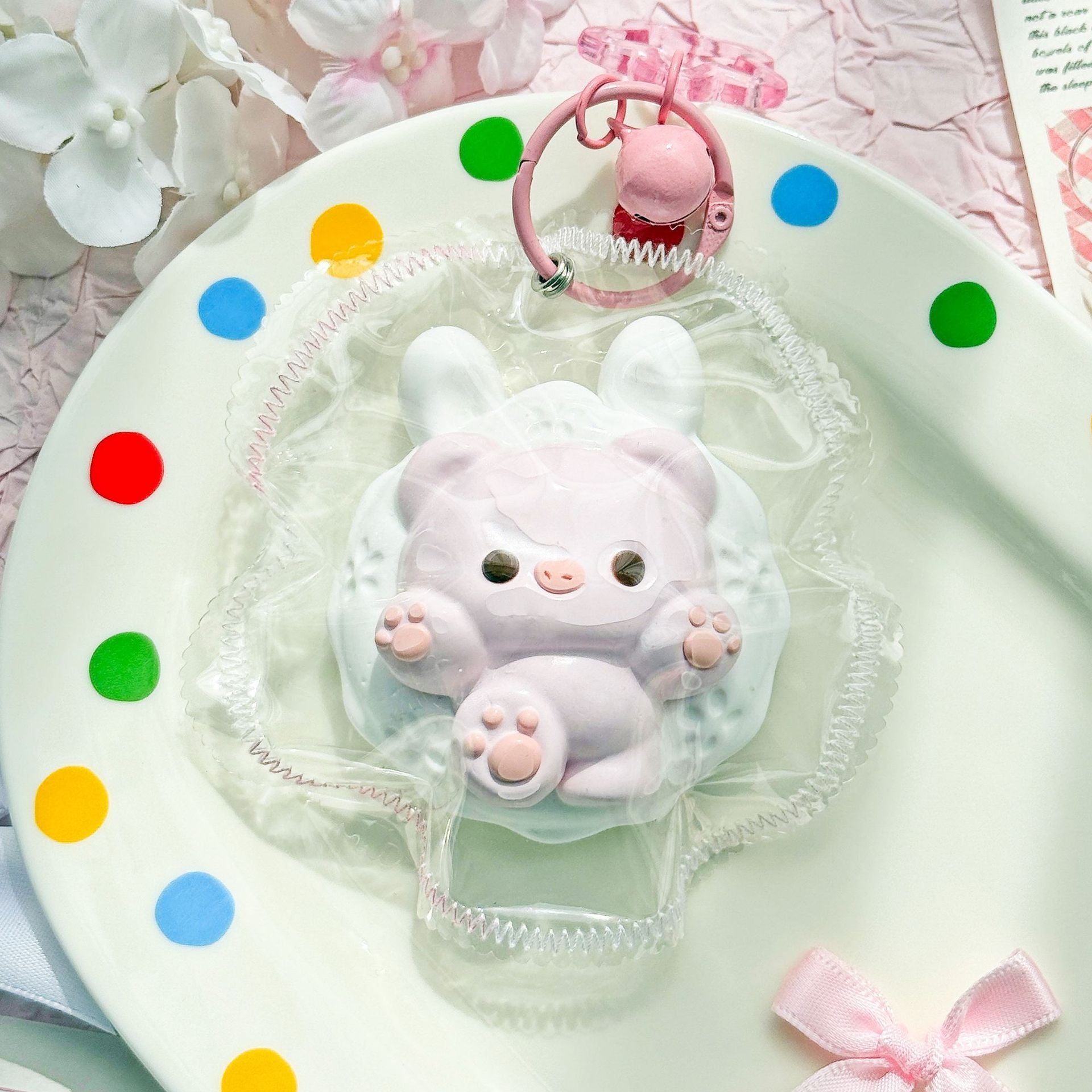 浮き輪のブタ-クリーム感食品グレードシリコーン-柔らかくふわふわ-手作り-交換用袋を1つプレゼント-ストレス解消おもちゃ-縫い目付き袋デザイン やわやわ 袋 萌え スクイーズ