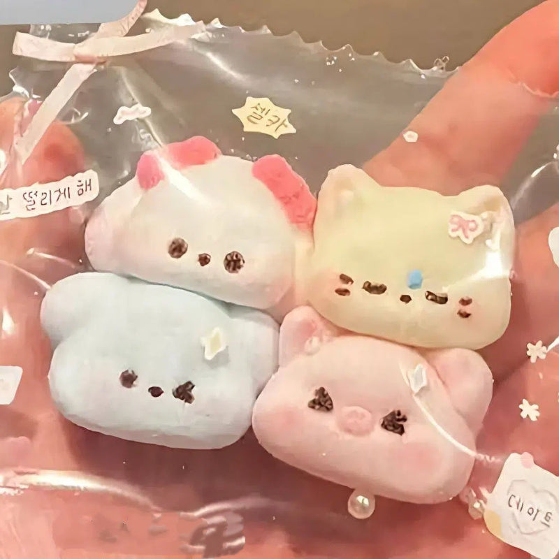 捏捏商品リンク｜可愛い小動物｜動物ヘッドチャーム｜クリスマスデザイン｜大きな尾のキャラクターぬいぐるみ｜大型可愛い動物｜食品グレードシリコン｜クリーム粘土捏捏ストレス解消玩具 ASMRフイジエットトイ