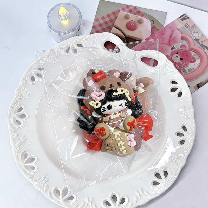 55種類 キュートな女の子シリーズ-クリーム感食品グレードシリコーン-柔らかくふわふわ-手作り-交換用袋を1つプレゼント-ストレス解消おもちゃ-押しつぶしおもちゃ ン 萌え スクイーズ センター